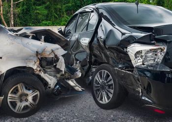 Vehículos accidentados.
