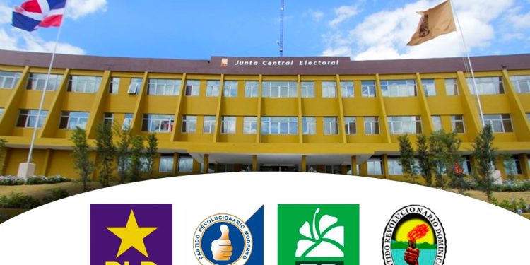 Imagen Junta Central Electoral-Partidos Políticos-PLD-PRM-FP-PRD-Noticias Nuevas 24/7.