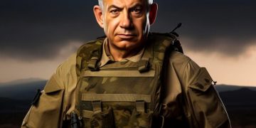 Imagen del presidente de Israel Benjamín Netanyahu.