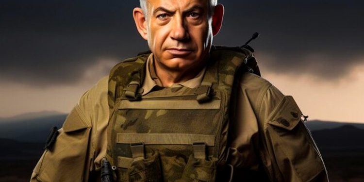 Imagen del presidente de Israel Benjamín Netanyahu.