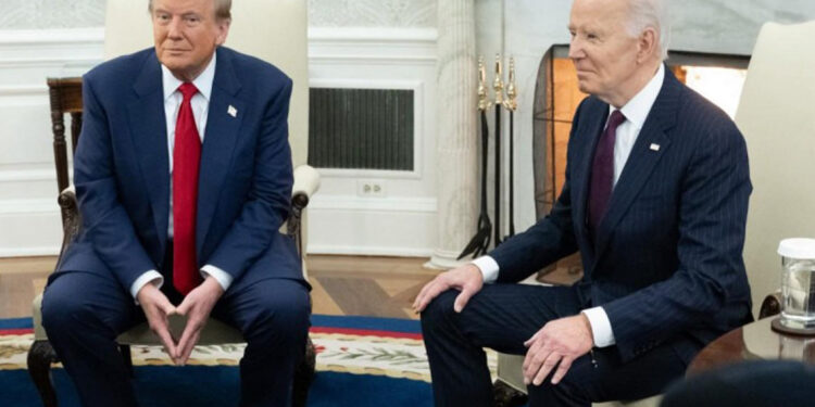 Trump agradece a Biden por una transición presidencial ordenada