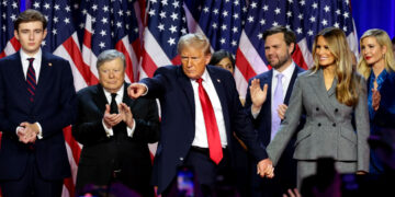 El republicano Trump obtiene su segundo mandato no consecutivo, ganando en estados clave y recuperando la Casa Blanca