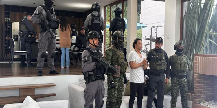 Esto dijeron policías colombianos al capturar a Erick Mosquea