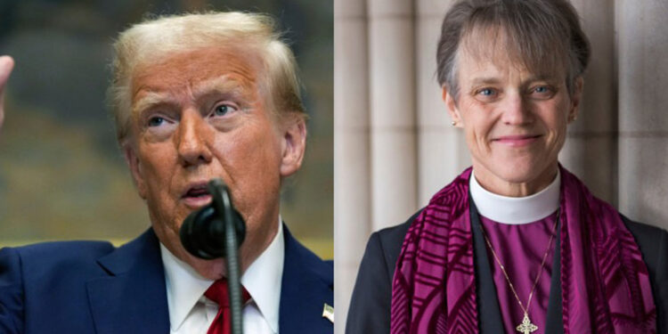 Trump critica a obispa por mensaje de compasión hacia inmigrantes y LGTB