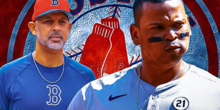 Alex Cora confirma a Devers como bateador designado en Boston