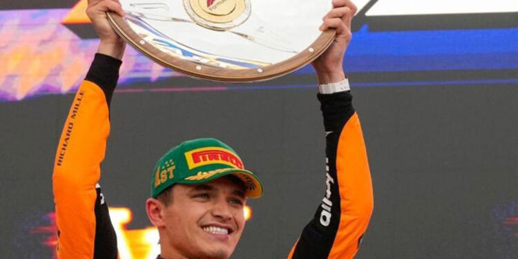 Lando Norris gana un caótico Gran Premio de Australia