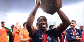 Dembélé y Greenwood comparten liderato goleador en Ligue 1