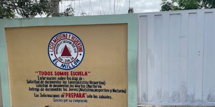 Minerd refuerza seguridad en liceo El Millón tras intrusión