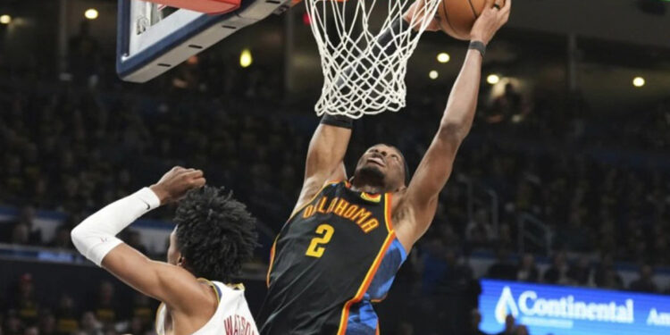 Thunder aplasta a Nuggets y empata serie con 34 puntos de Gilgeous