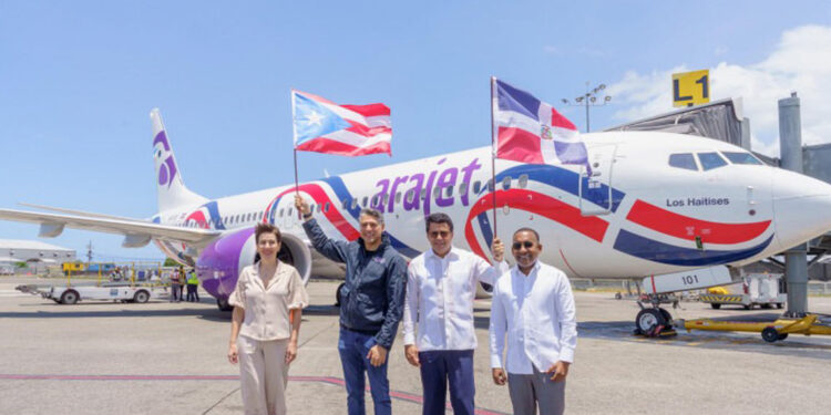 Arajet lanza ruta aérea regular entre RD y Puerto Rico con propuesta multidestino
