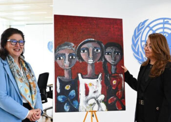 RD dona obra de arte en honor a Las Mirabal a la ONU en Viena
