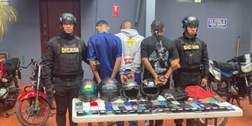 Desmantelan banda de atracadores en Santo Domingo Oeste y ocupan 61 celulares
