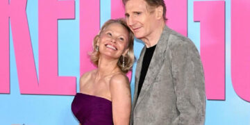 Pamela Anderson y Liam Neeson confirman romance tras filmación