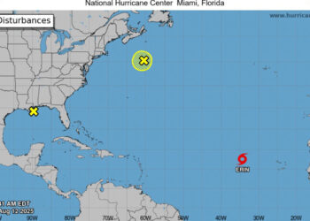Erin podría ser el primer huracán de la temporada en el Atlántico