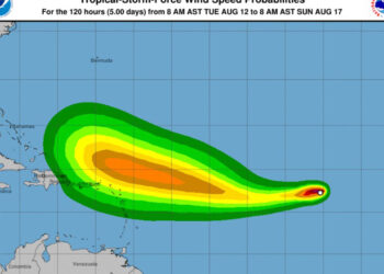 Tormenta Erin podría ser huracán y acercarse a Puerto Rico