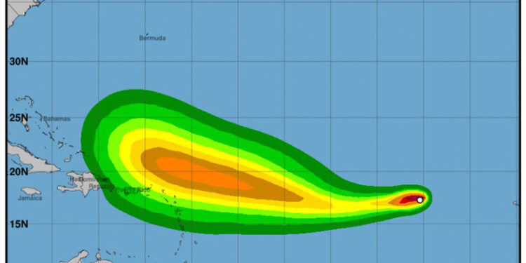 Tormenta Erin podría ser huracán y acercarse a Puerto Rico