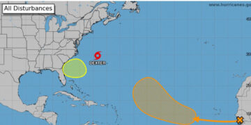 Tormenta tropical Dexter avanza y provocará lluvias este lunes en varias provincias
