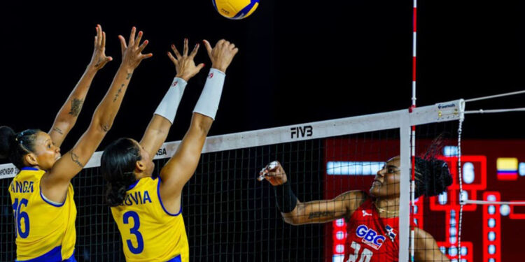 Voleibol RD vence 3-0 a Colombia en inicio de la Copa Mundial