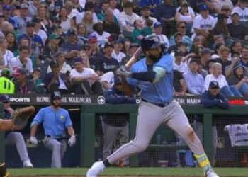 Junior Caminero conecta su jonrón 31 en derrota de los Rays