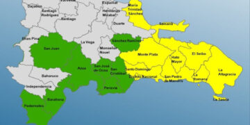 Aumentan a 10 las provincias en alerta amarilla y 8 en verde por lluvias