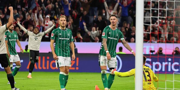 Bayern golea 4-0 al Werder y sigue invicto en Bundesliga