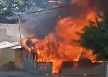Familia pierde su hogar por incendio en Neyba