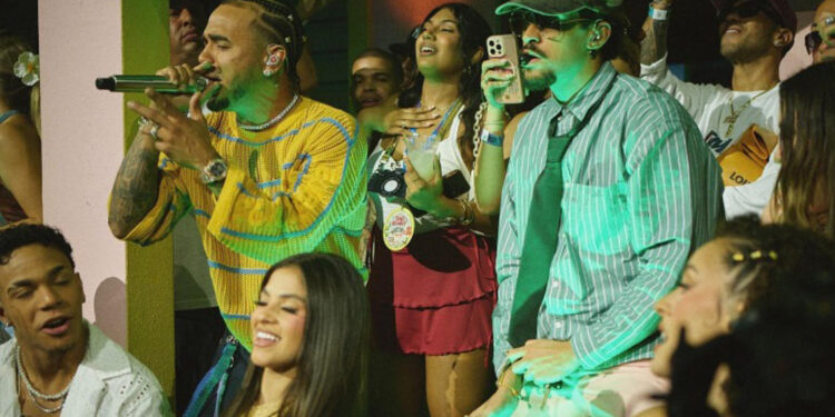 Ozuna y Bad Bunny sorprenden juntos en Puerto Rico y acallan rumores