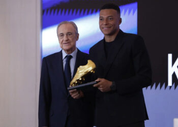 Mbappé recibe la Bota de Oro y agradece al Real Madrid por su apoyo