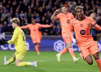 Barcelona empata 3-3 en un frenético duelo ante el Brujas