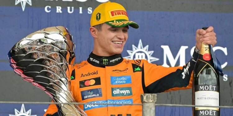 Lando Norris amplía su ventaja al ganar el Gran Premio de Brasil
