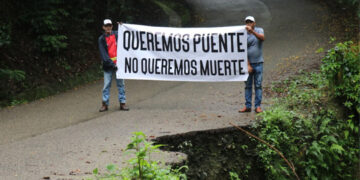 Puente en Dajabón amenaza con colapsar y dejar comunidades incomunicadas