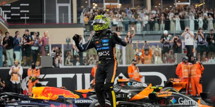 Norris conquista su primer título mundial de F1 en Abu Dabi
