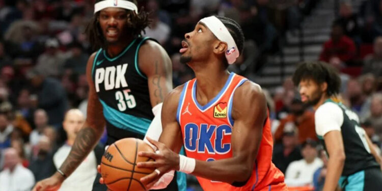 Thunder se vengaron y Lakers vuelan con Doncic y Reaves