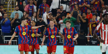 Barcelona golea al Athletic y avanza a la final de la Supercopa