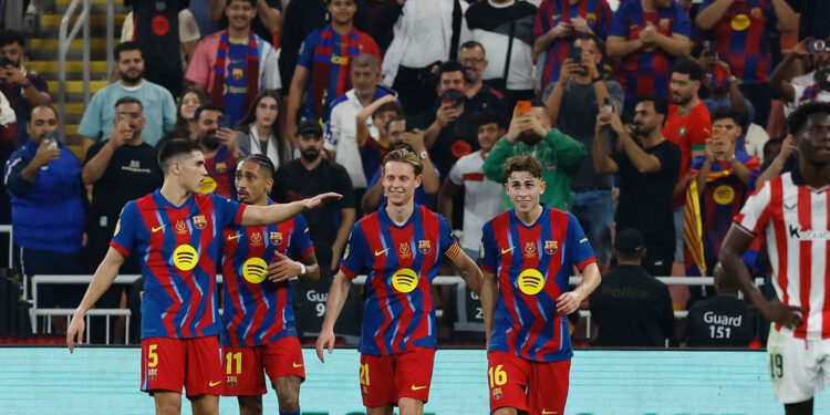 Barcelona golea al Athletic y avanza a la final de la Supercopa