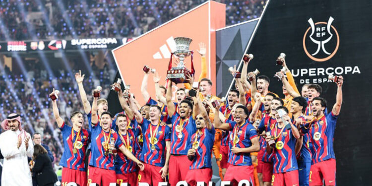 Barcelona revalida la Supercopa ante el Real Madrid