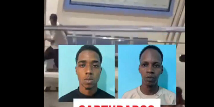 Policía apresa a dos jóvenes por asalto en clínica de Los Alcarrizos