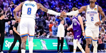 SGA rescata a los Thunder y Spurs vencen a Lakers sin LeBron