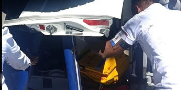 Ambulancia del 911 sufre accidente en Barahona
