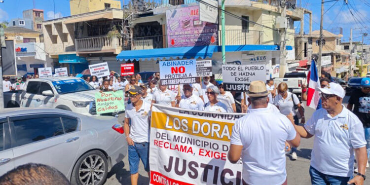 Movimiento Justicia Jet Set marcha en Haina por víctimas