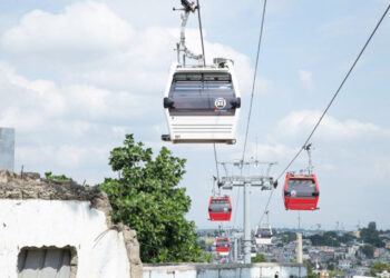 Paralizada la Línea 1 del Teleférico de Santo Domingo