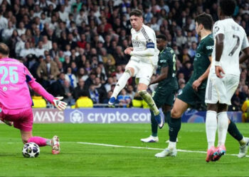 Valverde marca hat trick ante el Manchester City
