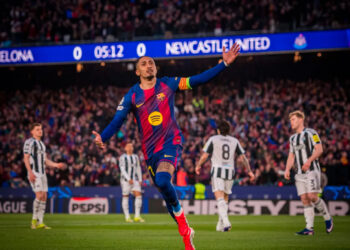 Barcelona golea 7-2 al Newcastle en la Champions