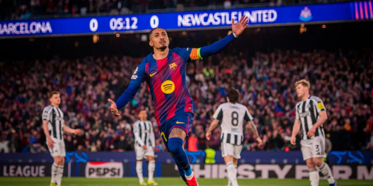 Barcelona golea 7-2 al Newcastle en la Champions