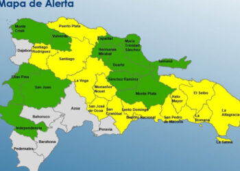 COE eleva alerta amarilla en Gran Santo Domingo
