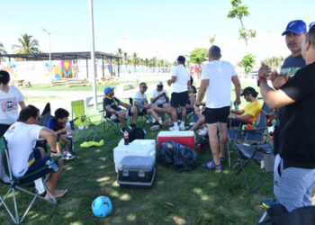 Familias disfrutan del Malecón Deportivo