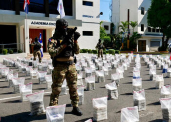 Incautan 1.6 toneladas de cocaína en Pedernales