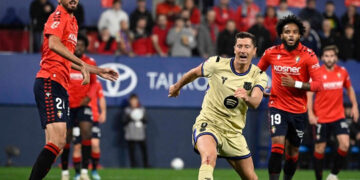 Barcelona vence a Osasuna y acaricia título de Liga