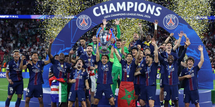 PSG conquista otra Liga de Campeones ante Arsenal