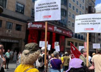 Protestan en Madrid por salarios y acceso a vivienda